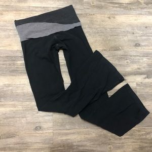 Hard Tail 2 color fold over pants